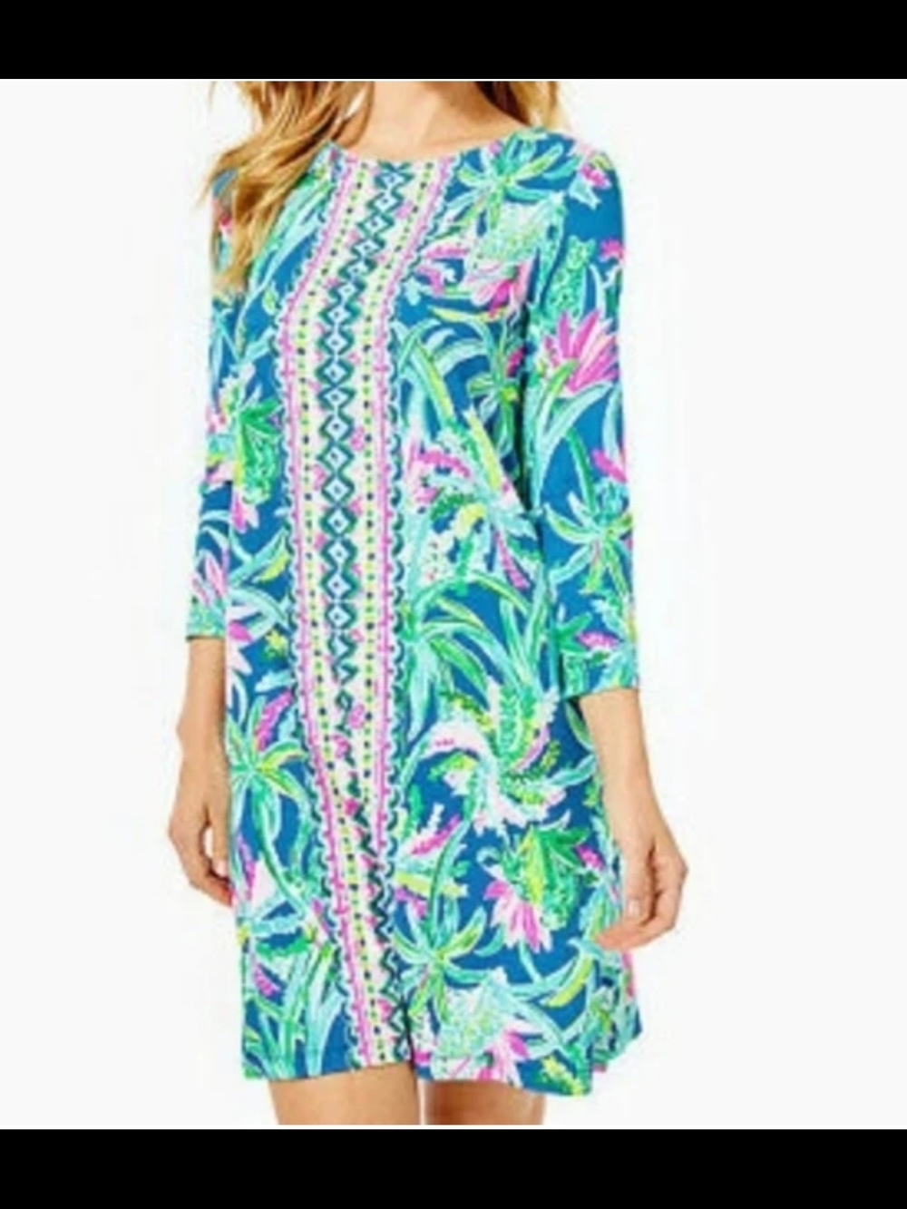 Lilly Pulitzer OPHELIA Sweet Escape In Macaw Blue Size M NWT